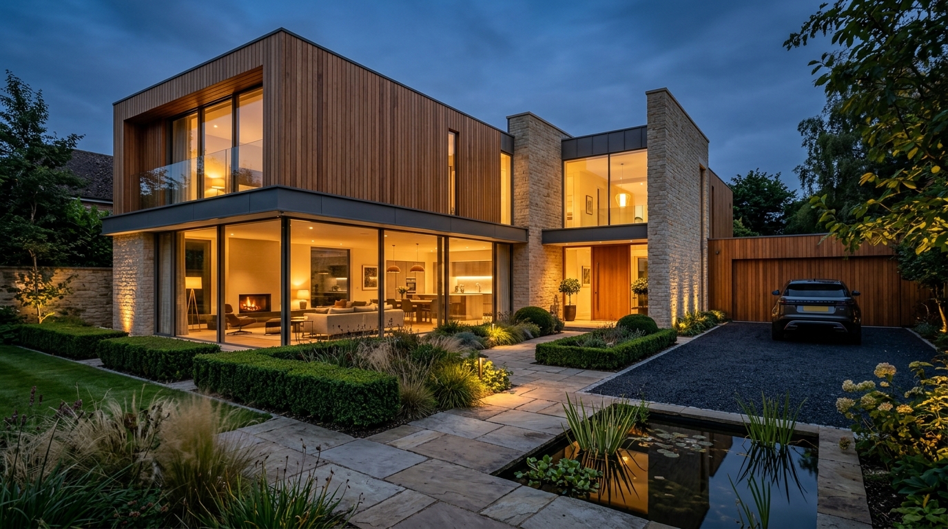 Architectural domestic construction by S NICHE LTD
